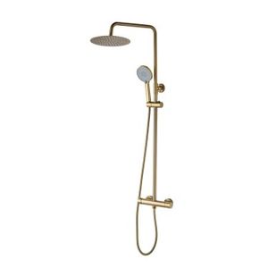 Columna ducha Trento termostática Oro Cepillado - Washbasin cabinet by Blubbain