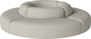 Angle Curved 4 Modules - circular - Sofa by Bolia