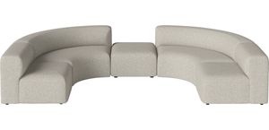 Angle Curved 5 Modules - semicircular - Sofa by Bolia