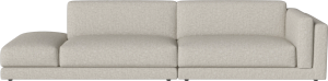 Avelou 2 modules w. large corner and open end pouf - left - Sofa by Bolia