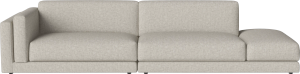 Avelou 2 Modules w. large corner and open end pouf - right - Sofa by Bolia