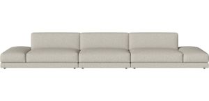 Avelou 3 Modules w. 2 open ends poufs - Pouf by Bolia