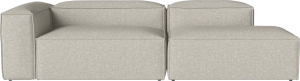 Cosima 2 Modules depth 100 cm w. large corner module – left – and open end – right - Sofa by Bolia