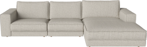 Noora 3 Modules w. chaise longue small - right - Sofa by Bolia