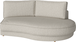 Noora Module – open end rounded right – 195 x 146/107 cm - Sofa by Bolia