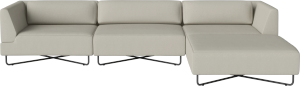 Orlando O2 garden sofa 4 modules with chaise longue - incl. cushions - Sofa by Bolia