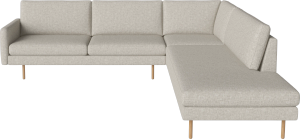 Scandinavia Remix Corner sofa 5 seater w. open end - right - Sofa by Bolia