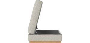 Sepia Pouf 70 cm with storage - Pouf by Bolia