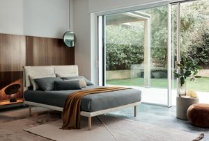 Cameo Wood - Bed frame by Bolzan