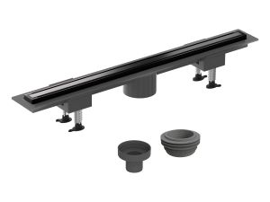 CANALISSIMA kit – steel – VERTIGO L 70 cm - Sanitary accessories by Bonomini