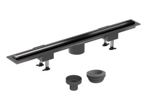 CANALISSIMA kit – steel – VERTIGO L 80 cm - Sanitary accessories by Bonomini
