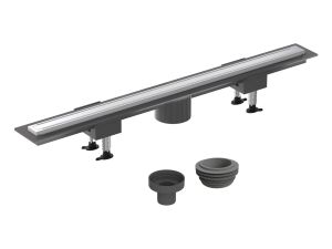CANALISSIMA kit – steel – VERTIGO L 80 cm - Sanitary accessories by Bonomini