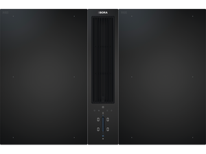 Classic 2.0 Set surface induction All Black (1xCKASE2AB, 2xCKFI) CKA2FIAB - Cooktop by BORA