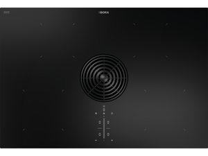 Pure induction cooktop with integrated cooktop extractor exhaust air PURA2 - Cooktop by BORA