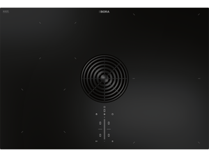 M Pure Rough combined induction cooktop with integrated cooktop extractor recirculation PURMU2R - Cooktop by BORA