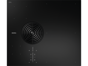 S Pure Rough combined induction cooktop with integrated cooktop extractor recirculation PURSU2R - Cooktop by BORA