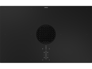 X Pure Rough surface induction cooktop with integrated cooktop extractor exhaust air PUXA2R - Cooktop by BORA