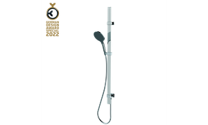 Flat brass slide rail 110 cm. - Shower by Bossini
