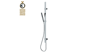 Flat brass slide rail 110 cm. - Shower by Bossini