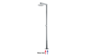 NEK COLUMN Ø 250 mm - Progressive mixer - Shower panel by Bossini