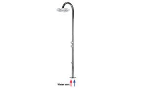 TETIS COLUMN Ø 250 mm - 2 progressive mixers - Shower panel by Bossini