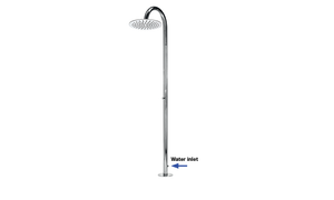 TETIS COLUMN Ø 300 mm - On/Off valve - Shower panel by Bossini