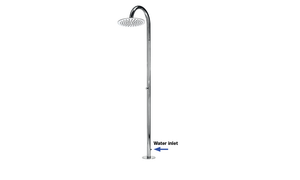 TETIS COLUMN Ø 250 mm - On/Off valve - Shower panel by Bossini