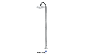 TETIS COLUMN Ø 250 mm - Self/Closing valve - Shower panel by Bossini
