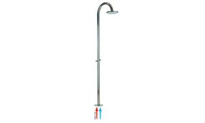OKI COLUMN Ø 200 mm - 2 hot/cold water valves - Shower panel by Bossini