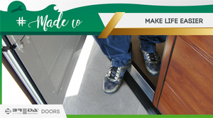 #MadeTo make life easier! Breda Doors with Pedestrian Door. - Door by Breda