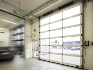 Portes vitrées sectionnelles Alu Line Breda - Door by Breda