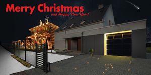 Santa stop here! It’s a Breda Christmas house, Merry Christmas! - Accessories by Breda
