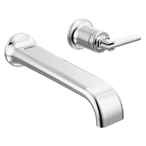 Two-Hole, Single-Handle Wall Mount Lavatory Faucet - Less Handle 1.2 Gpm - Washbasin by Brizo