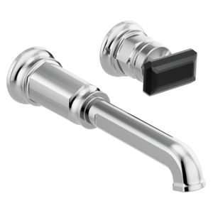 Two-Hole, Single-Handle Wall Mount Lavatory Faucet - Less Handle 1.2 Gpm - Washbasin by Brizo