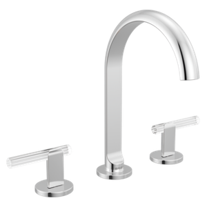 Widespread Lavatory Faucet With Arc Spout - Less Handles - Washbasin by Brizo