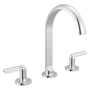Widespread Lavatory Faucet With Arc Spout - Less Handles - Washbasin by Brizo