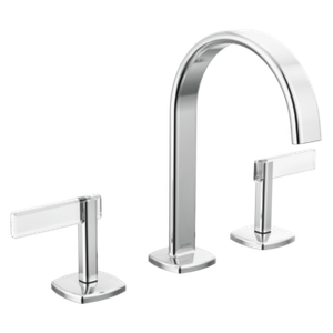 Widespread Lavatory Faucet With Arc Spout - Less Handles - Washbasin by Brizo