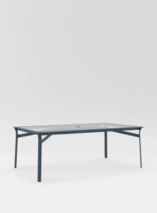 Pasadena 45" x 79" Dining Umbrella Table - Table by Brown Jordan
