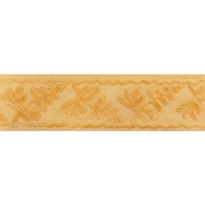 Cassis Tape - Gold - Curtain by Brunschwig & Fils