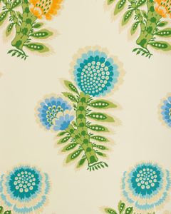 Kumaly - Marine - Wallcovering by Brunschwig & Fils