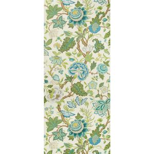 Nizam - Spring/Aqua - Wallcovering by Brunschwig & Fils