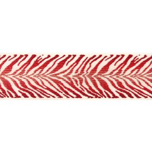 Tigre Tape - Claret - Curtain by Brunschwig & Fils