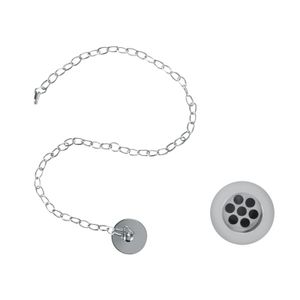 Basin Plug & Chain (Chrome) | SKU W1 | Burlington Bathrooms - Washbasin by Burlington