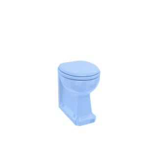 Bespoke Enchanted Blue Back-to-wall Pan | SKU P14ENCH | Burlington Bathrooms - Shower by Burlington