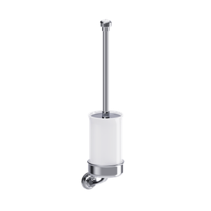 Guild Toilet Brush Holder (Finish: Chrome) in Accessories | SKU GU025C | Burlington Bathrooms - Sanitary accessories by Burlington