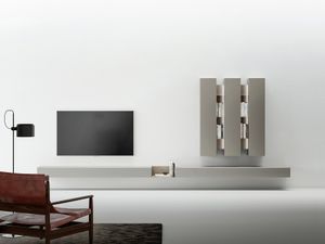 Suspended composition with Oxid Open unit - Cabinet by Caccaro