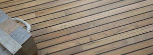 Burmese Teak Raw effect with Wenge striped inserts - Wood flooring by Cadorin Group