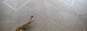 Turtledove Oak with metal inserts Pattern - Wood flooring by Cadorin Group