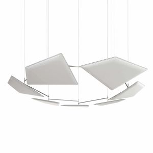 Flap Chain Sound Absorbing Panels - Paneling by Caimi Brevetti