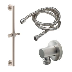 24" Grab Bar Handshower Kit - Cylinder Handle with Round Base - Shower by California Faucets